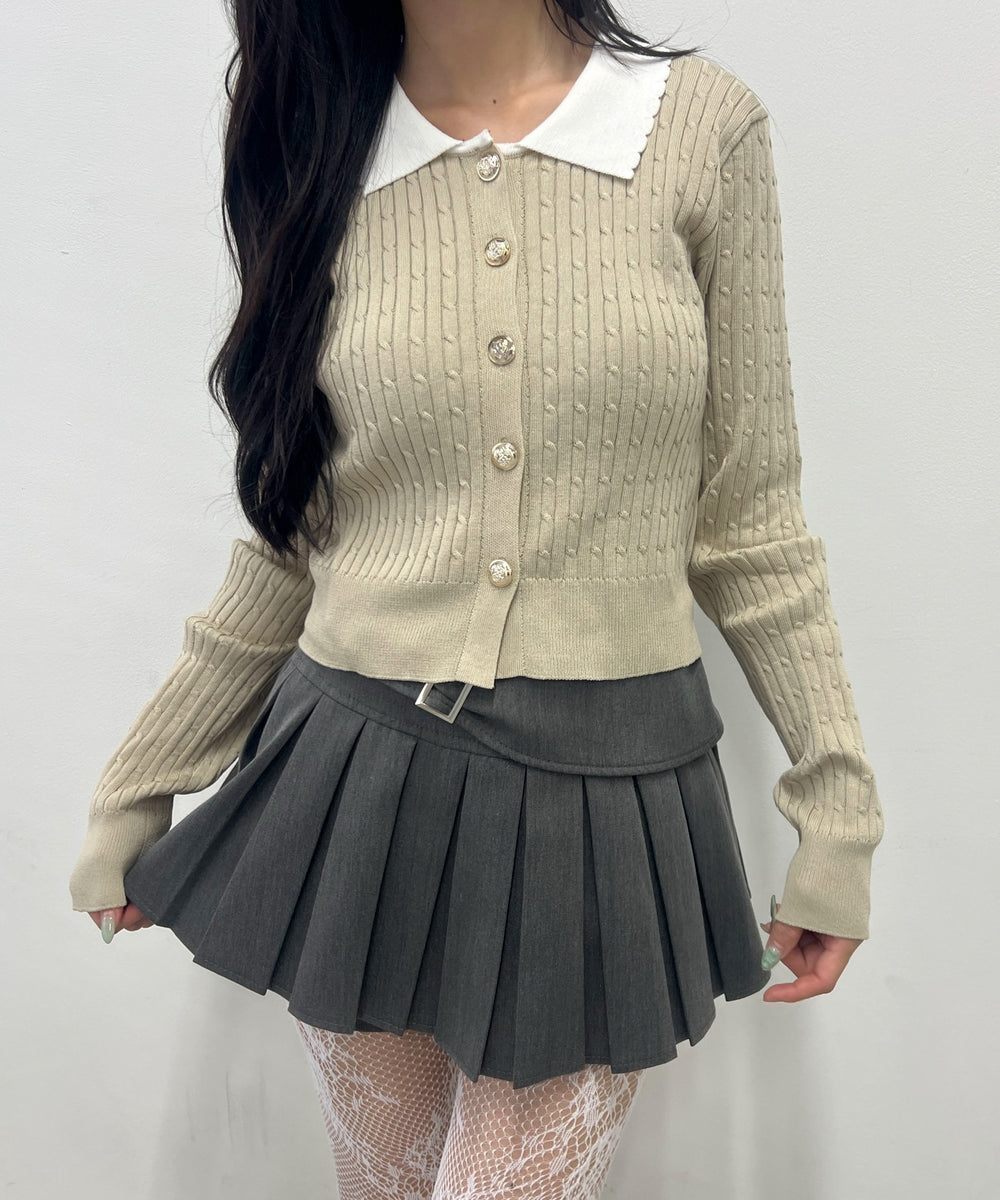 ベージュ モデル：158㎝ F着用