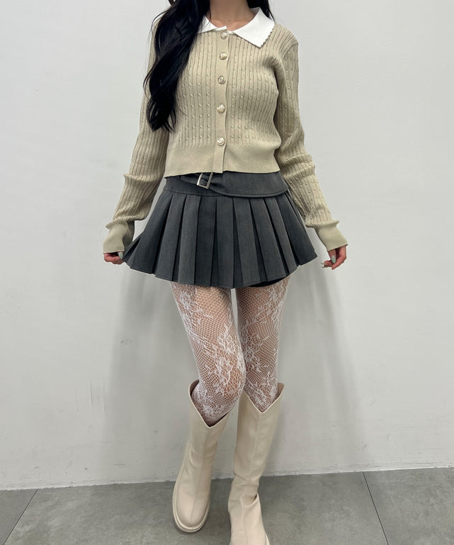 ベージュ モデル：158㎝ F着用