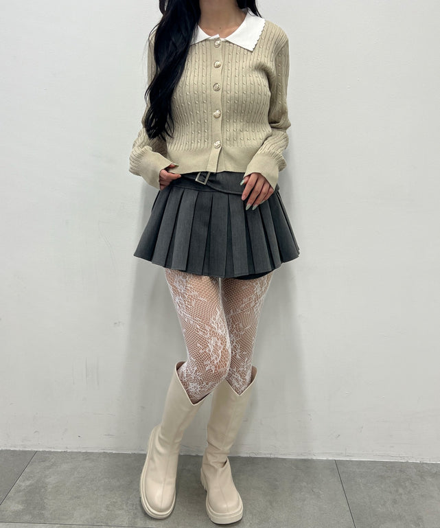 ベージュ モデル：158㎝ F着用