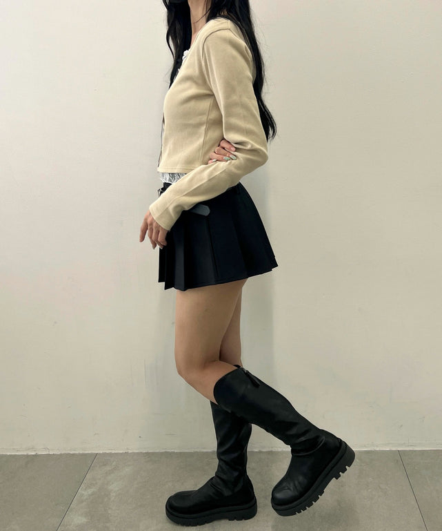 ベージュ モデル：158㎝ F着用