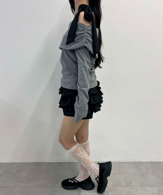 グレー モデル：158㎝ F着用
