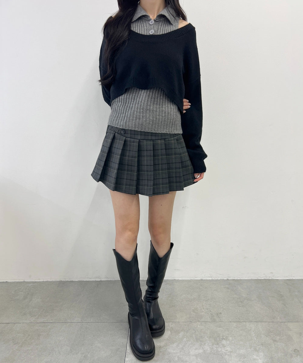 グレー モデル：158㎝ F着用
