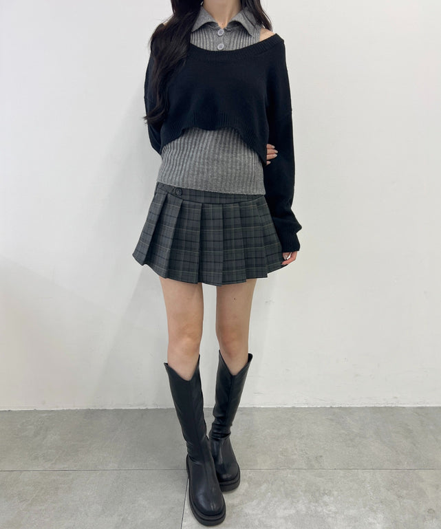 グレー モデル：158㎝ F着用