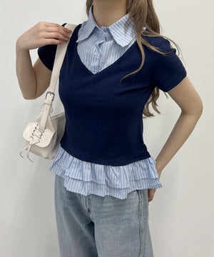 ネイビー モデル：160㎝ F着用