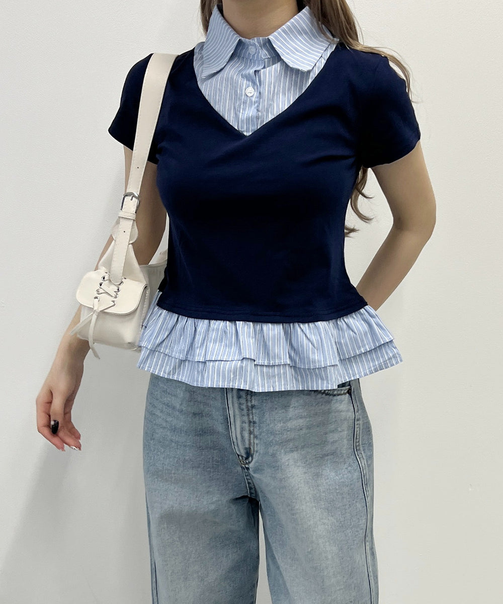 ネイビー モデル：160㎝ F着用