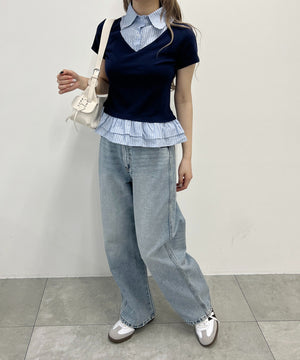 ネイビー モデル：160㎝ F着用