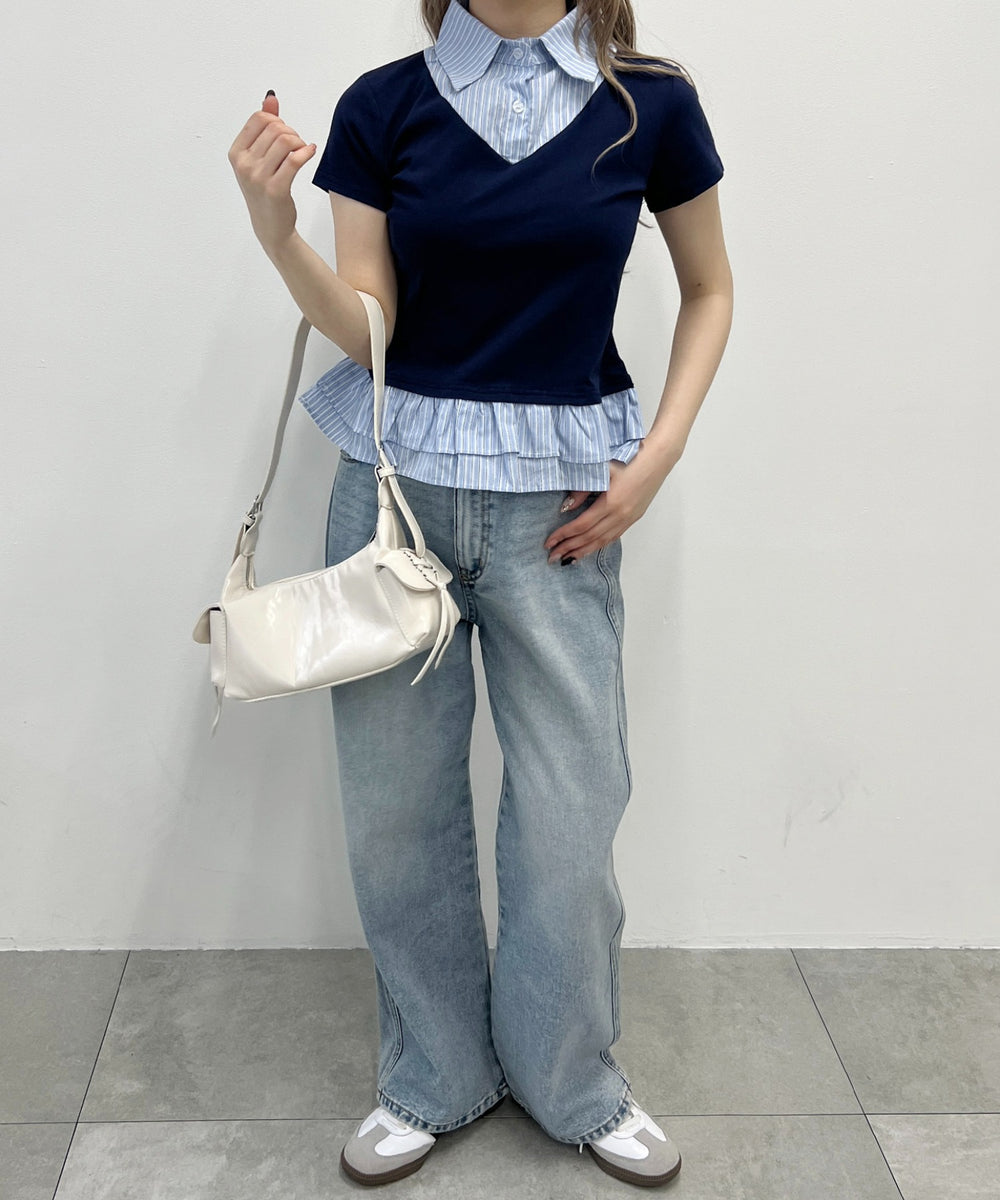 ネイビー モデル：160㎝ F着用