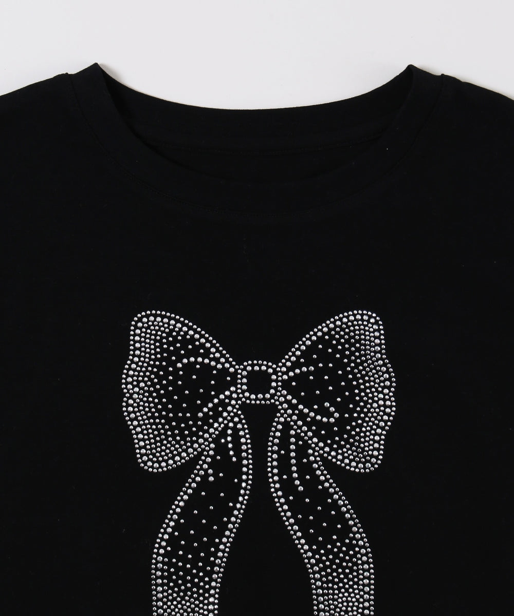 リボンスタッズTシャツ
