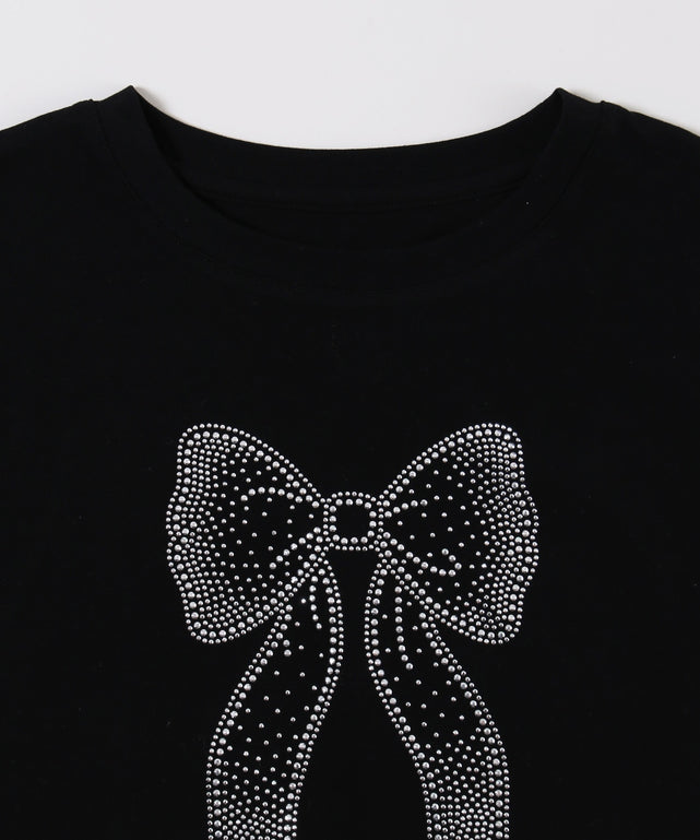 リボンスタッズTシャツ