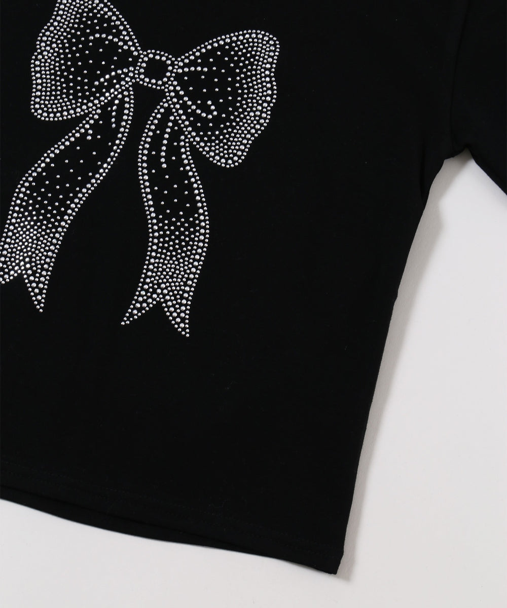 リボンスタッズTシャツ