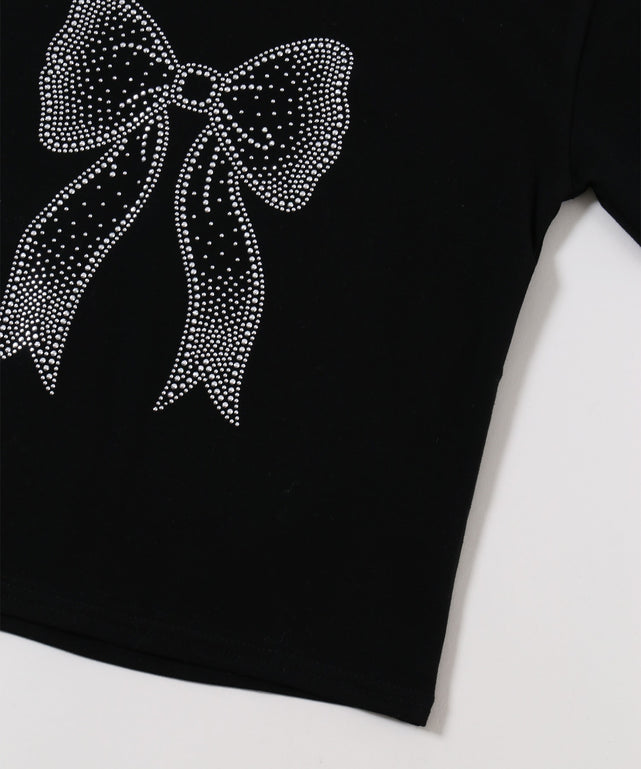 リボンスタッズTシャツ