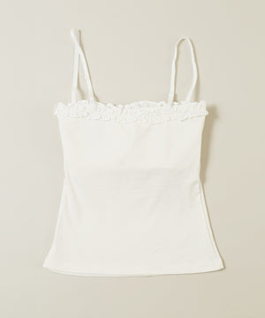 ストーンロゴフリルキャミソール