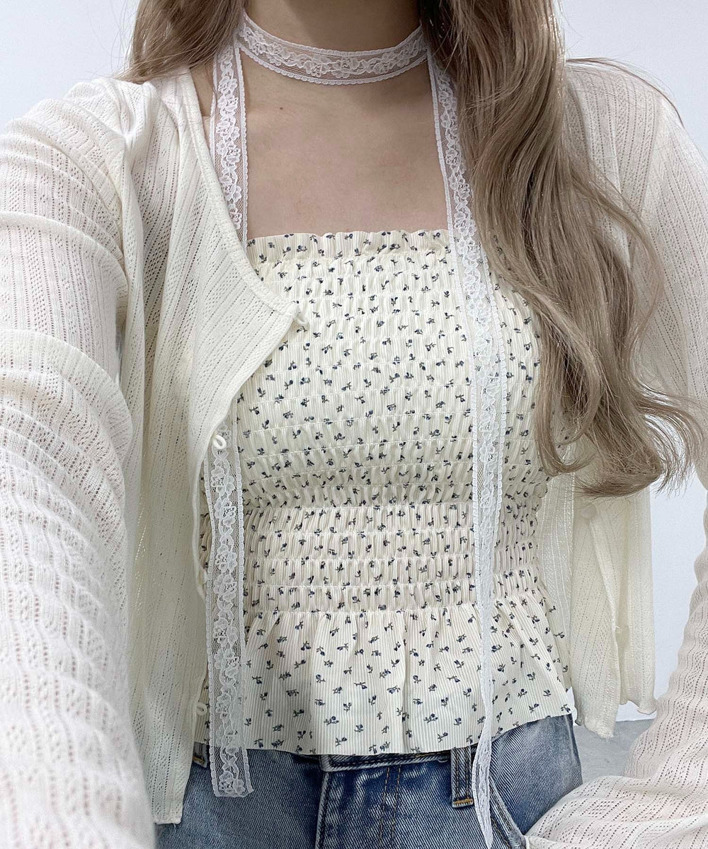 ホワイトアイボリー モデル：160㎝ F着用