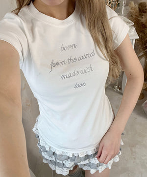 ホワイト モデル：160㎝ F着用