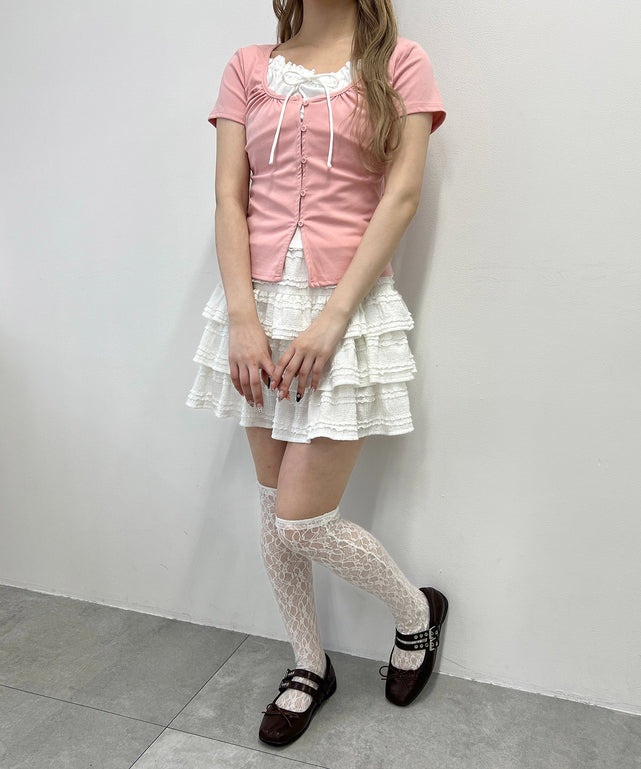 ピンク モデル：160㎝ F着用