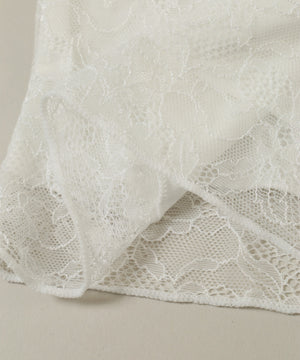 リボンポイントレースキャミソール