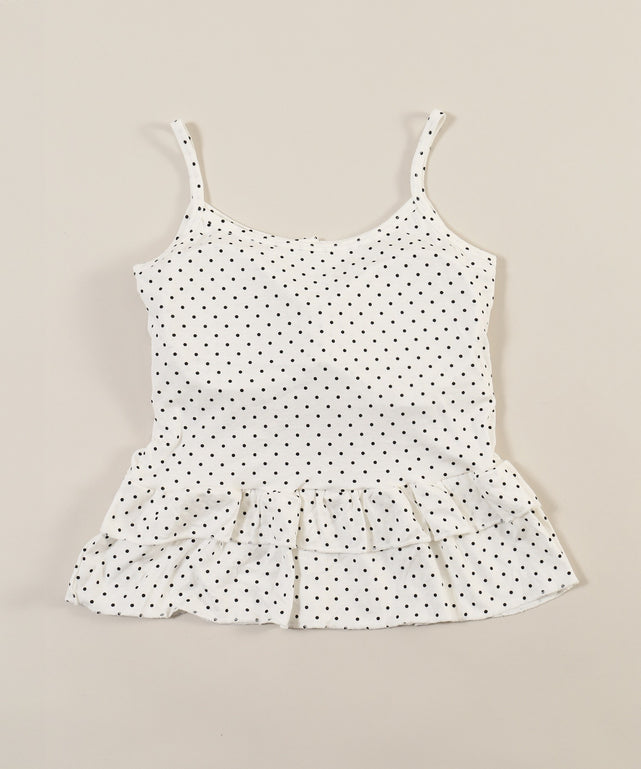 カップインドットキャミソール