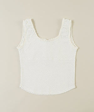 レースアップビスチェキャミソール