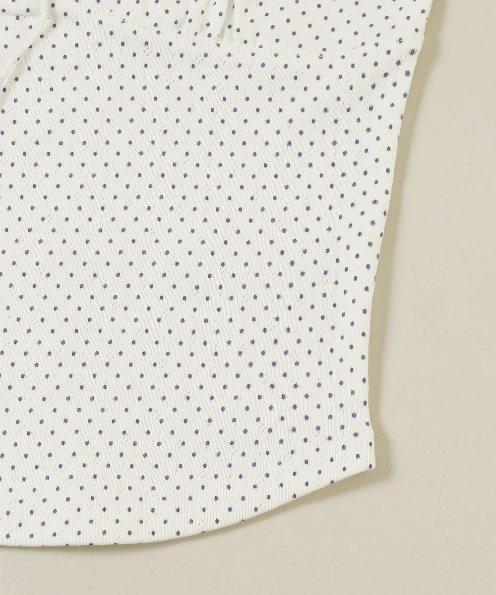 レースアップビスチェキャミソール