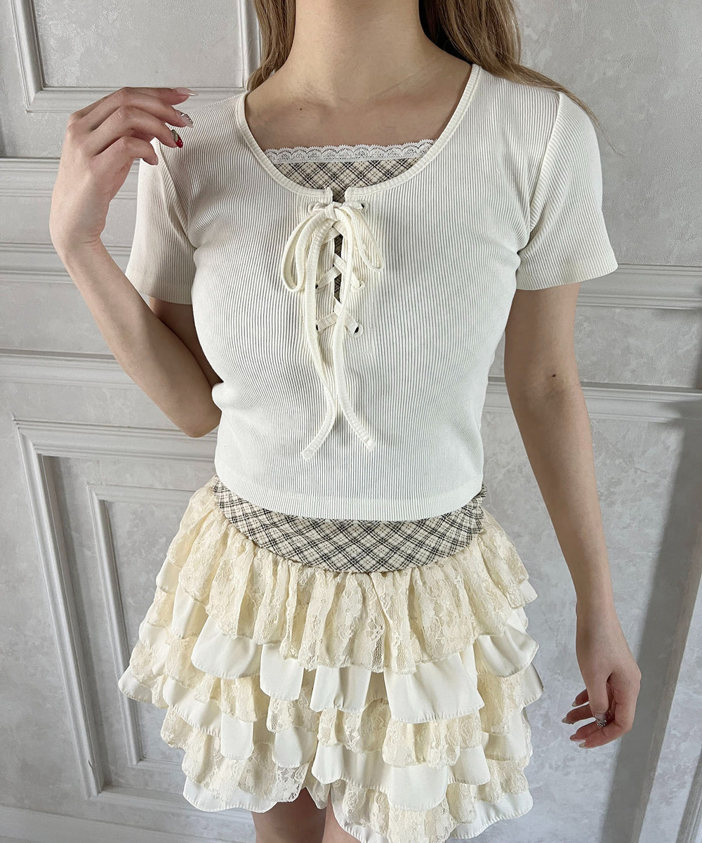 ホワイトアイボリー モデル：160㎝ F着用