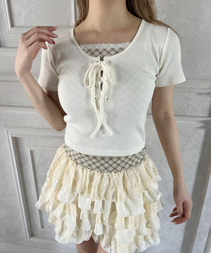 ホワイトアイボリー モデル：160㎝ F着用