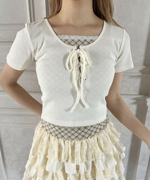 ホワイトアイボリー モデル：160㎝ F着用