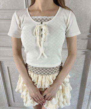 ホワイトアイボリー モデル：160㎝ F着用