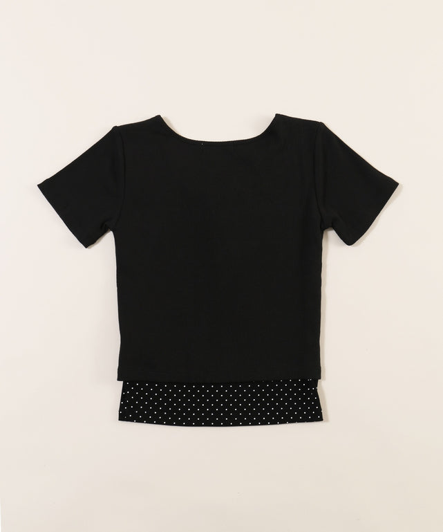 アソートレイヤードレースアップTシャツ