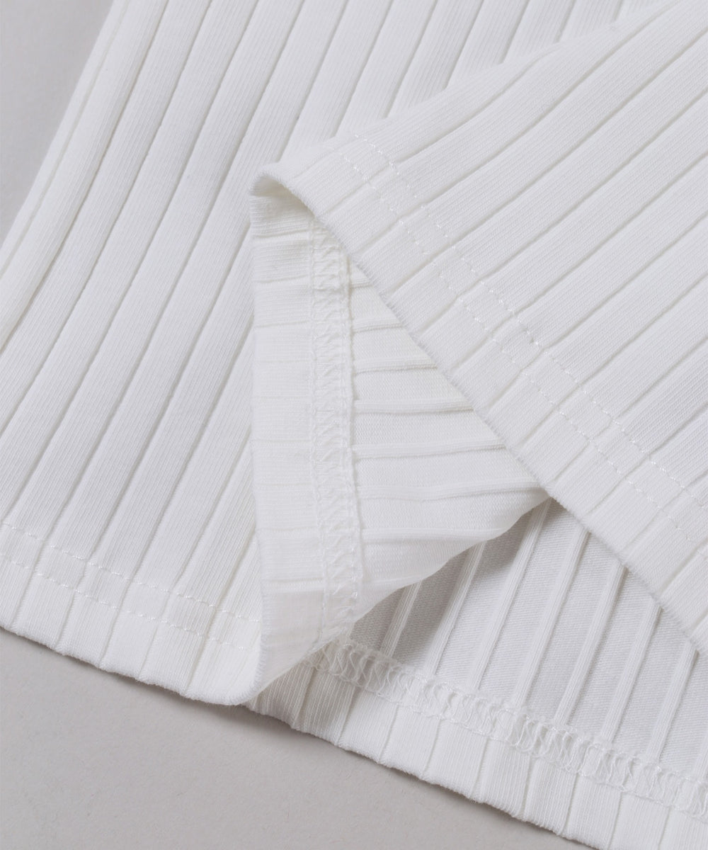 襟付きコンパクトTシャツ