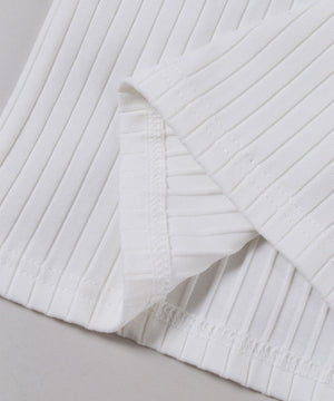 襟付きコンパクトTシャツ