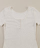 ヘムフリルドット半袖トップス