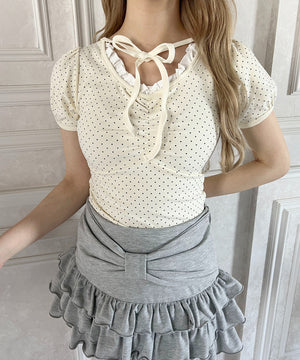 ホワイトアイボリー モデル：160㎝ F着用