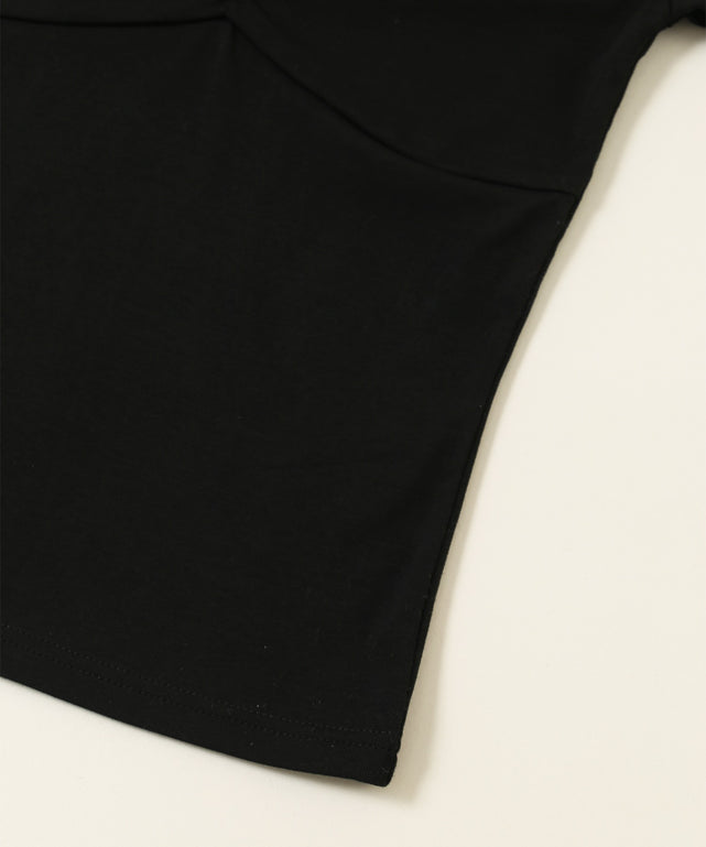 フリルネックチョーカートップス