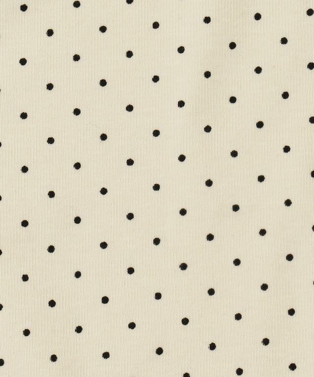 ホワイトアイボリー(ドット柄)