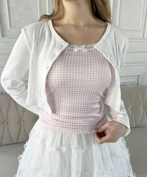 ピンク モデル：160㎝ F着用