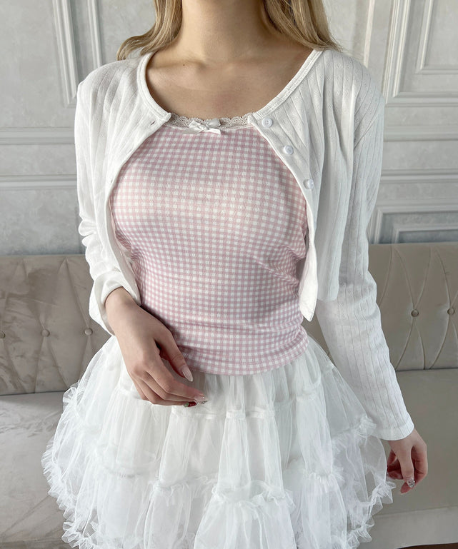 ピンク モデル：160㎝ F着用