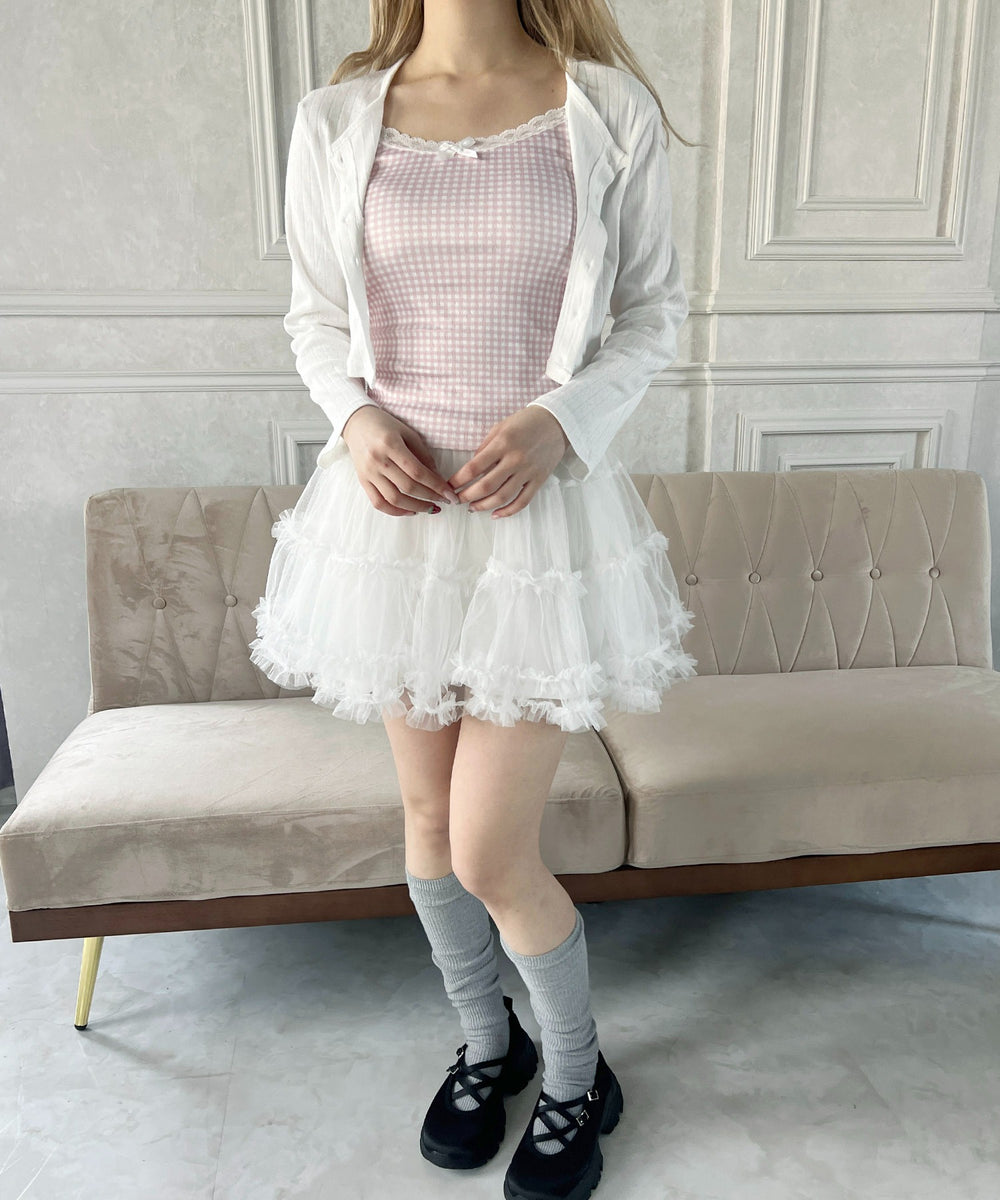 ピンク モデル：160㎝ F着用