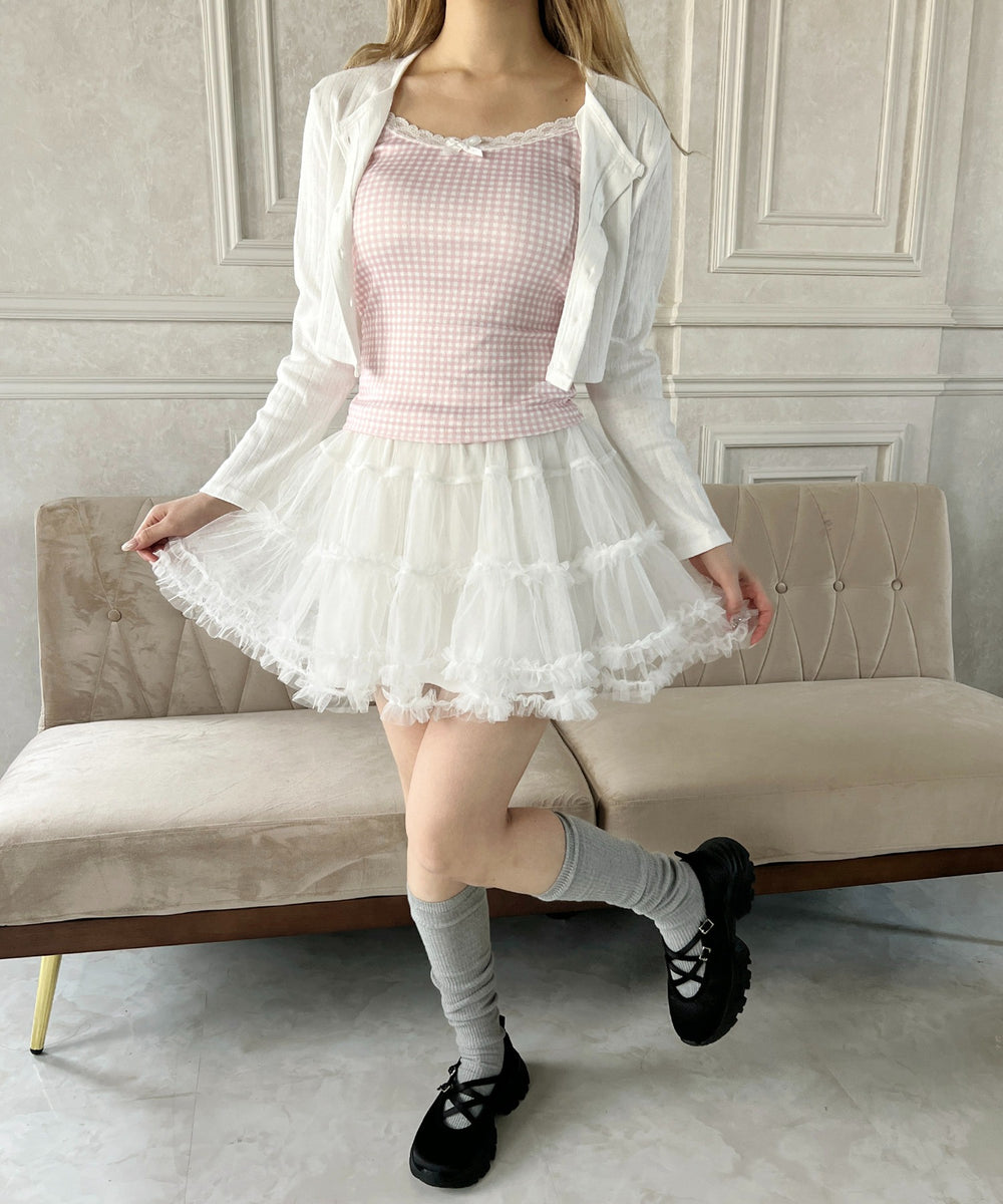 ピンク モデル：160㎝ F着用