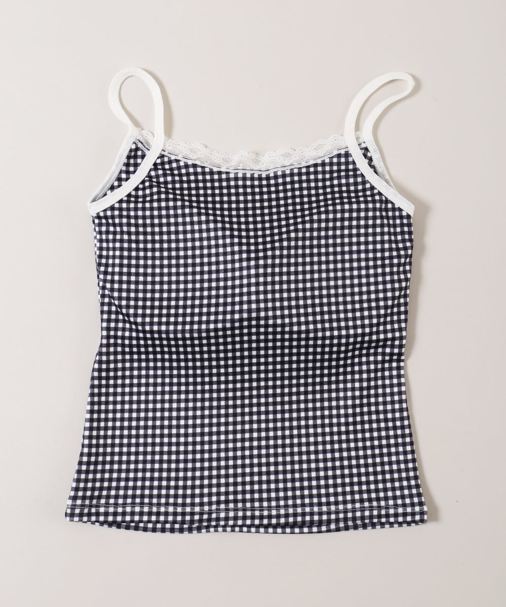 ギンガムチェックキャミソール