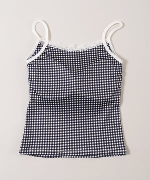ギンガムチェックキャミソール