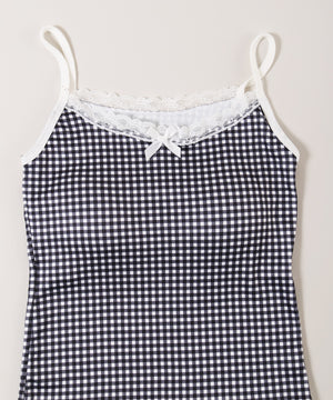 ギンガムチェックキャミソール