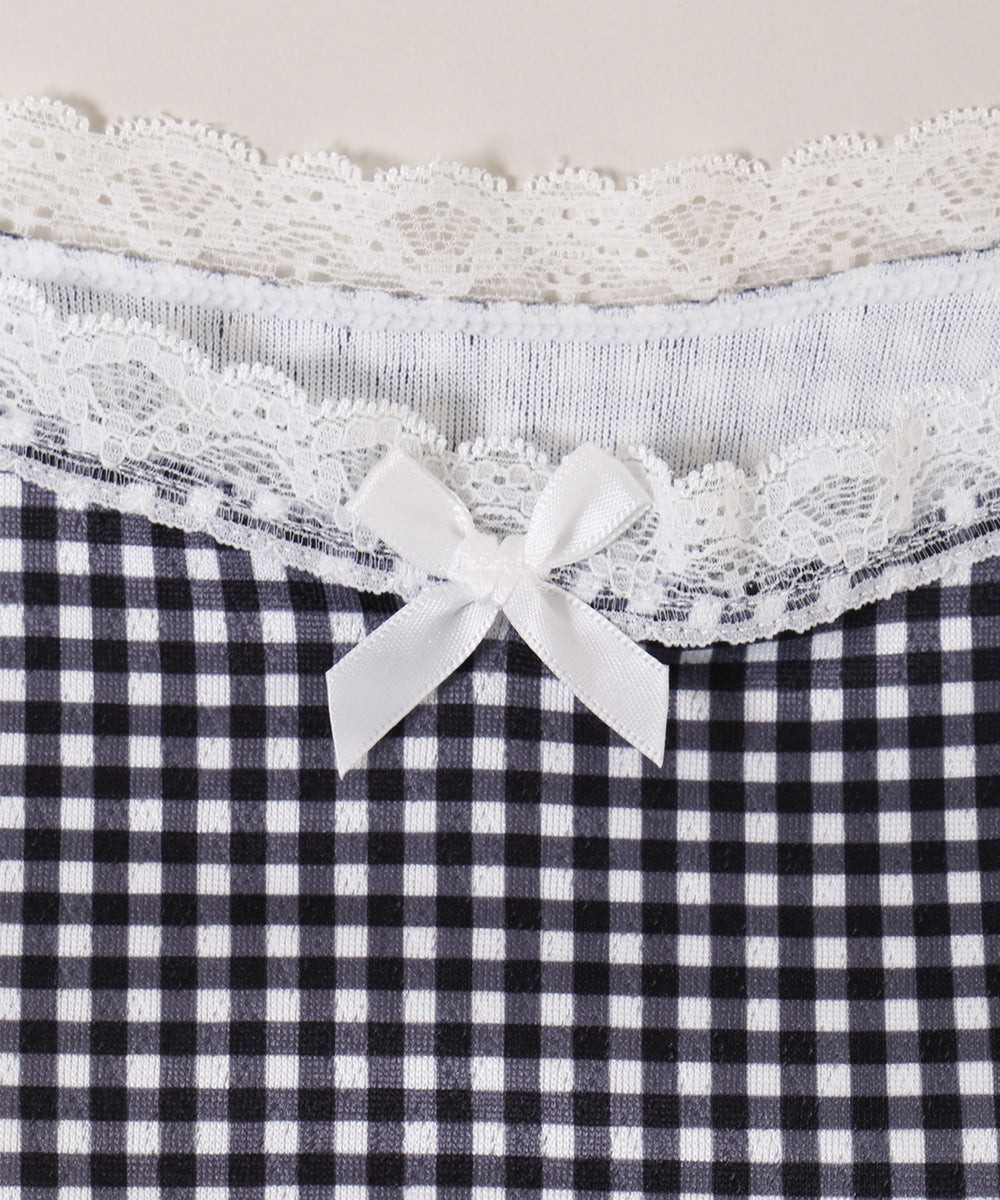 ギンガムチェックキャミソール
