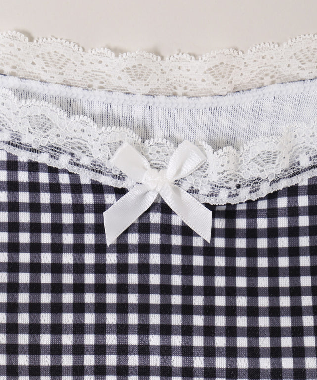 ギンガムチェックキャミソール