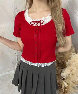 レッド モデル：160㎝ F着用