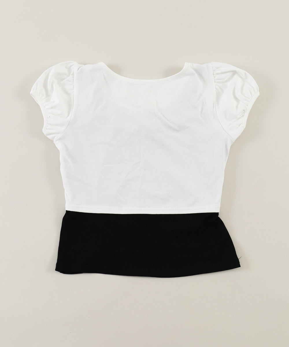 ボレロレイヤードコンパクトTシャツ