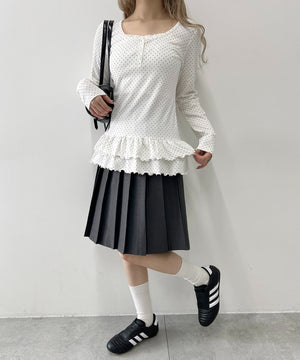 ホワイト モデル：160㎝ F着用