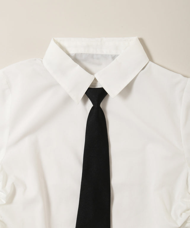 ネクタイセットサイドドロストシャツ