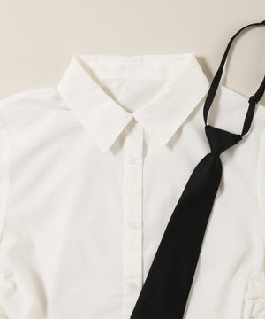 ネクタイセットサイドドロストシャツ