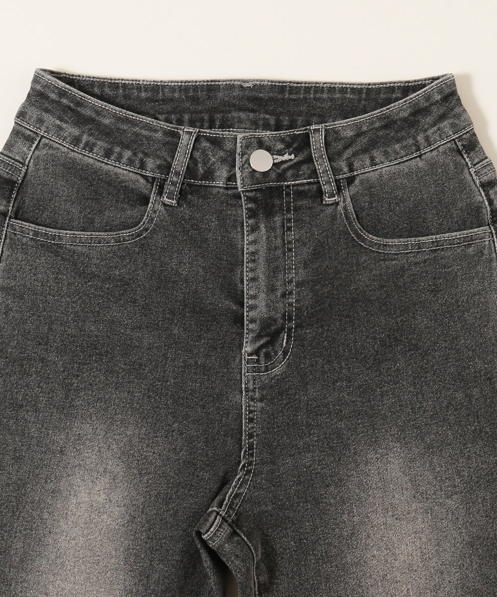 フリルデザインフレアパンツ