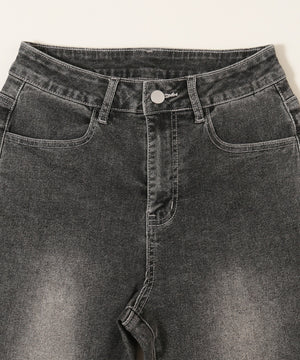 フリルデザインフレアパンツ